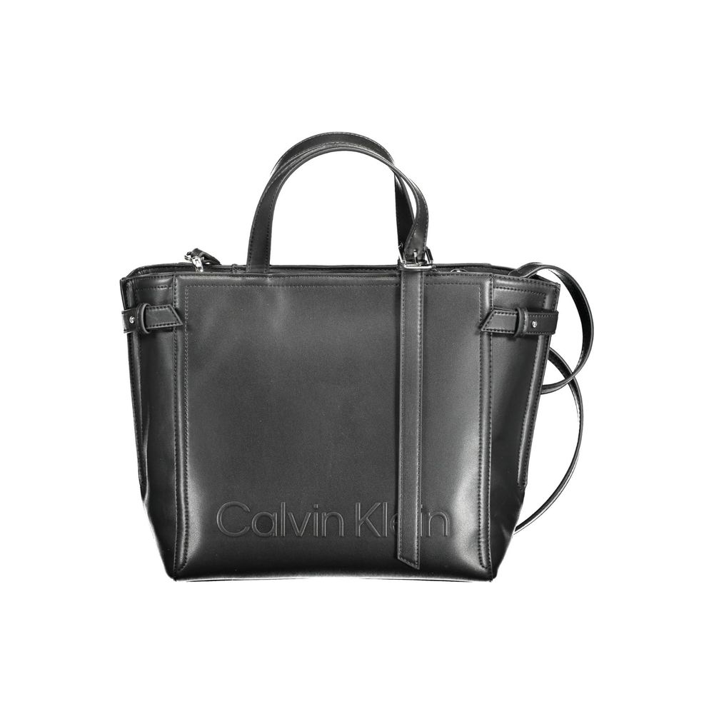 Borsa da donna in poliestere nero