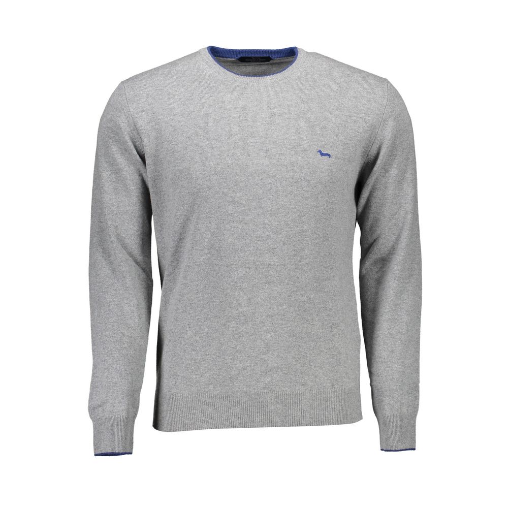 Gray Wool Men Sweater