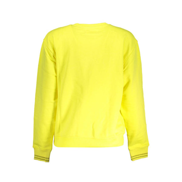 Yellow Cotton Women Sweater