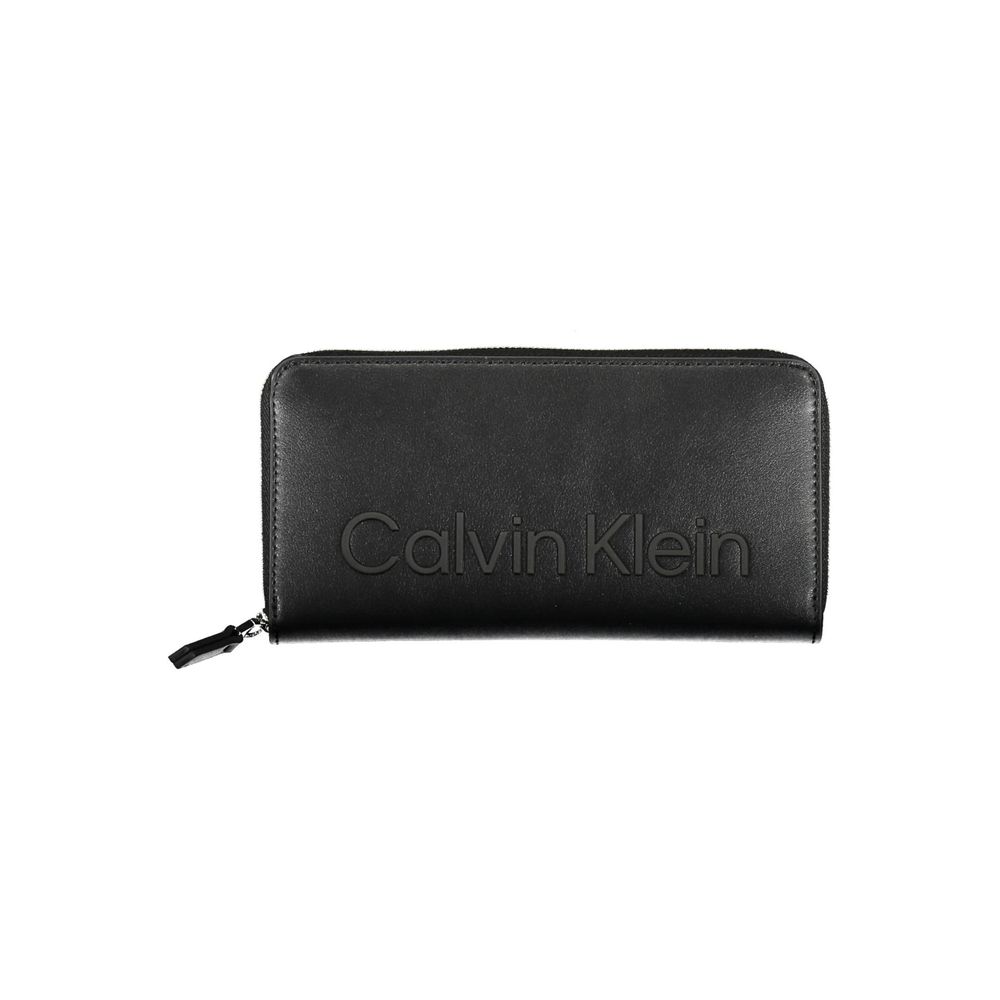 Black Polyethylene Women Wallet