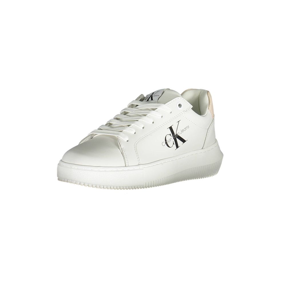 White Leather Women Sneaker