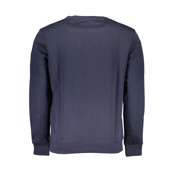 Maglione da uomo in cotone blu