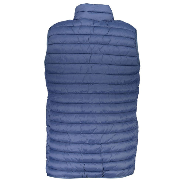 Blue Polyamide Men Jacket