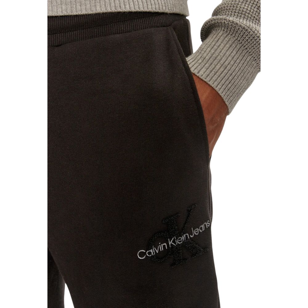 Calvin Klein Jeans Black Organic Cotton Joggers (Workout Pants)