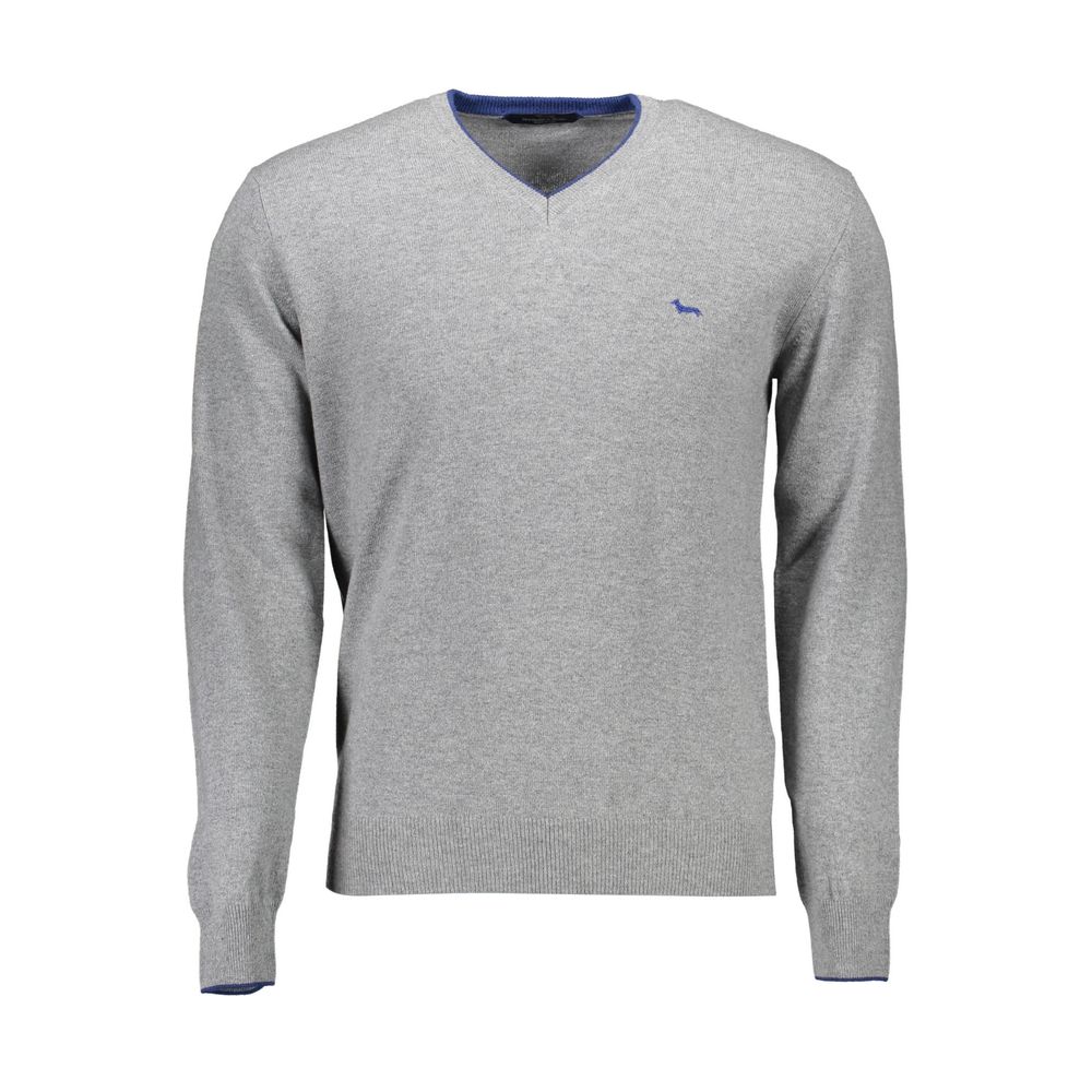 Gray Wool Men Sweater