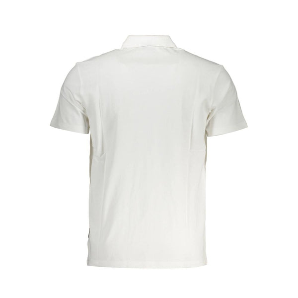 Polo uomo in cotone bianco