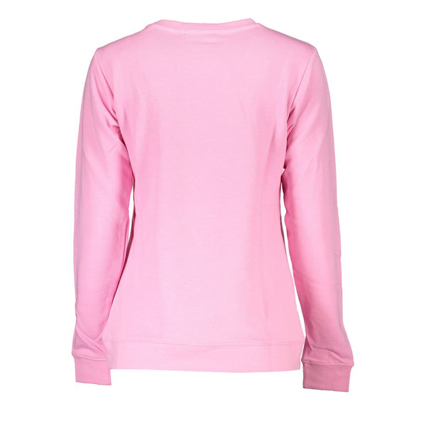 Maglione di cotone rosa