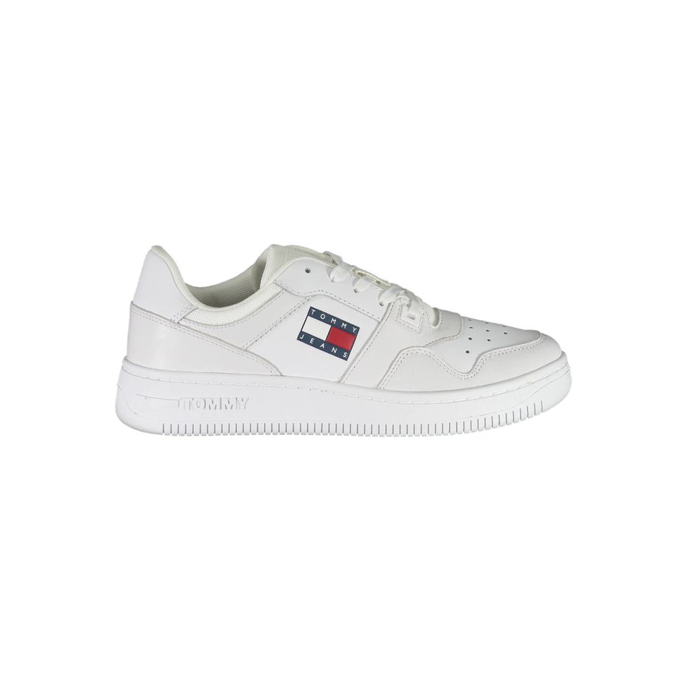 Sneaker donna in poliestere bianco