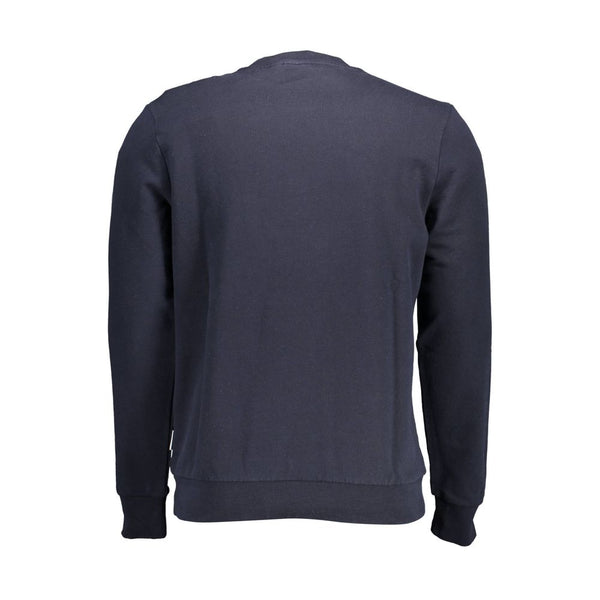 Maglione da uomo in cotone blu