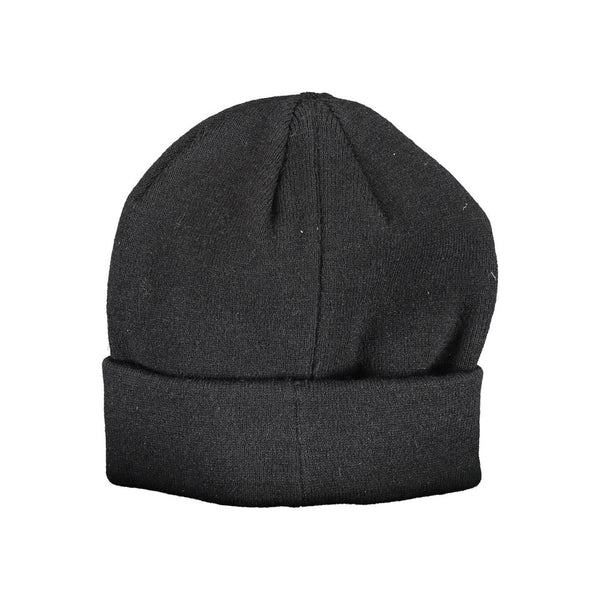 Cappello da uomo in acrilico nero