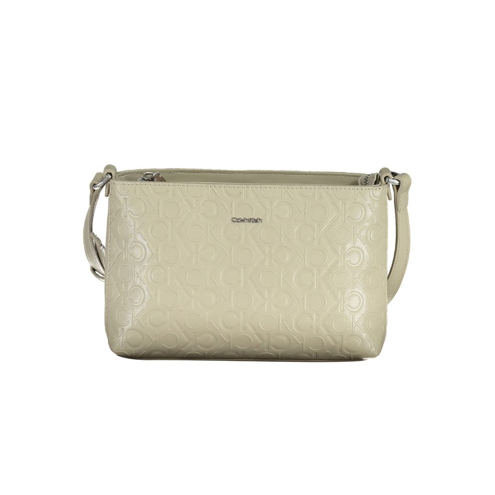 Borsa in poliestere beige