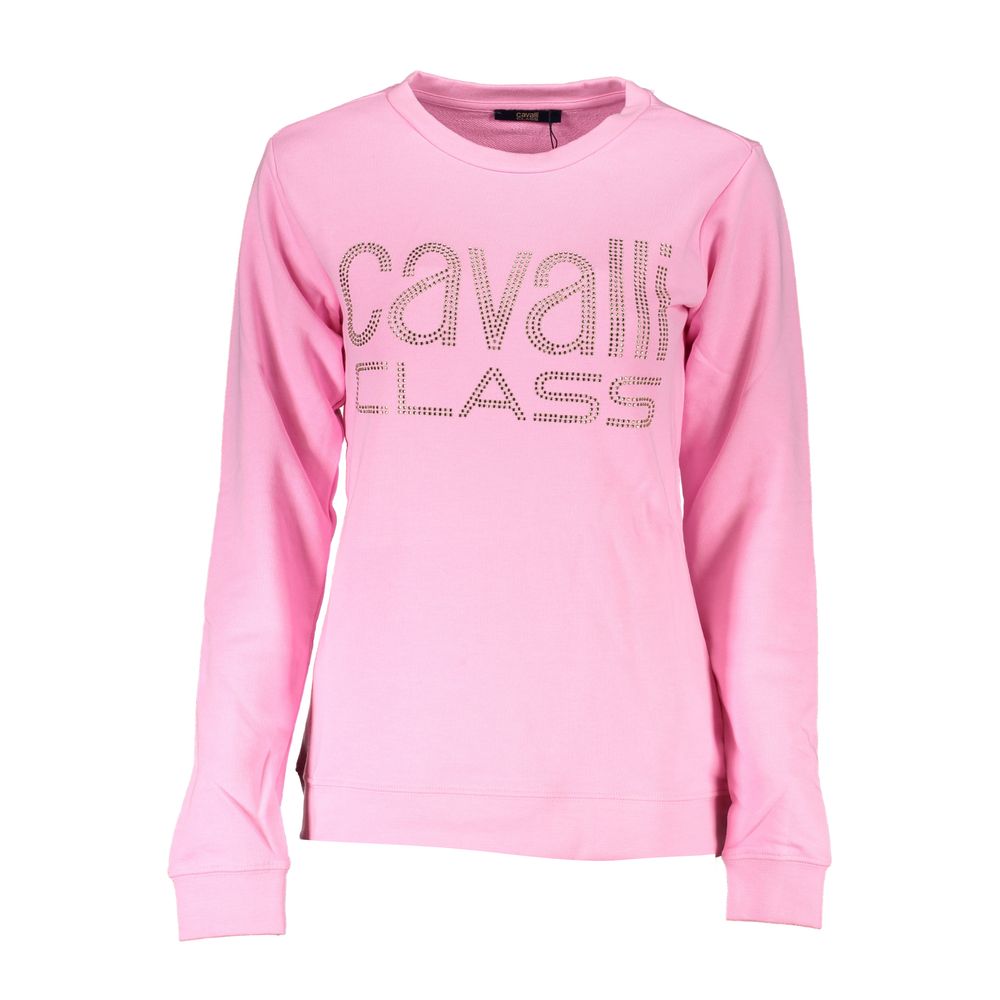 Maglione di cotone rosa