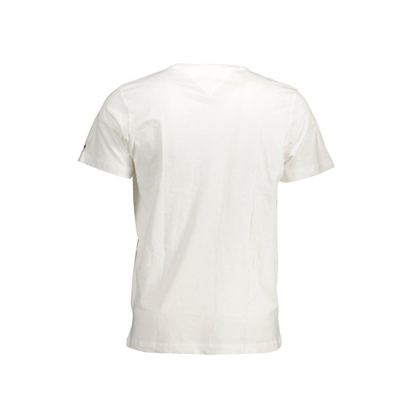 White Cotton Men T-Shirt