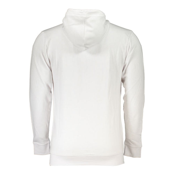 White Cotton Men Sweatshirt