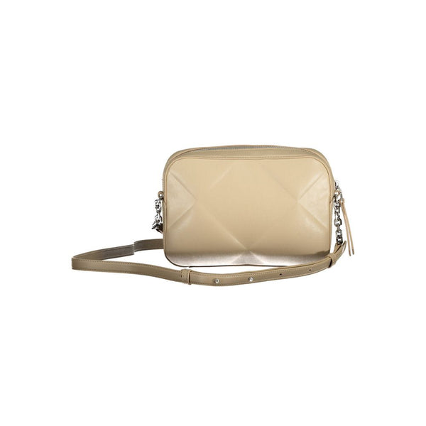 Borsa in poliestere beige