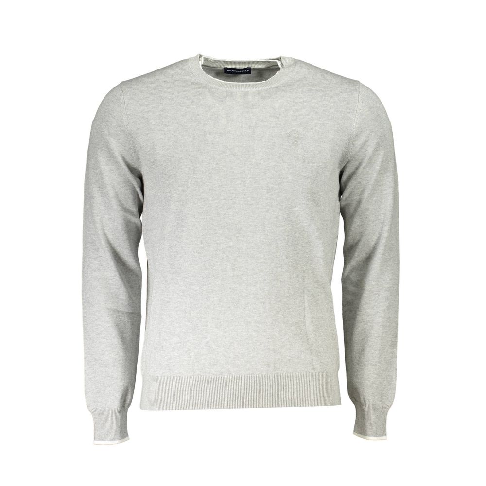 Maglione da uomo in cotone grigio