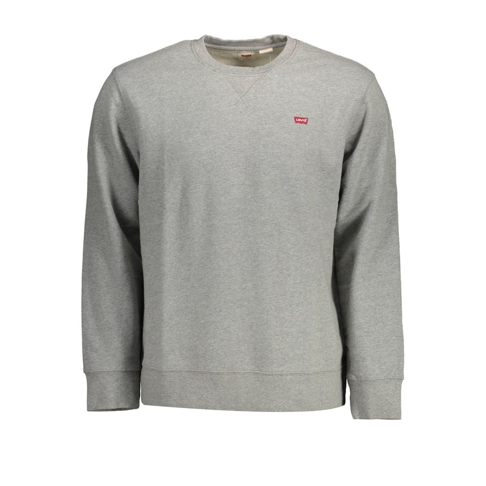 Maglione da uomo in cotone grigio