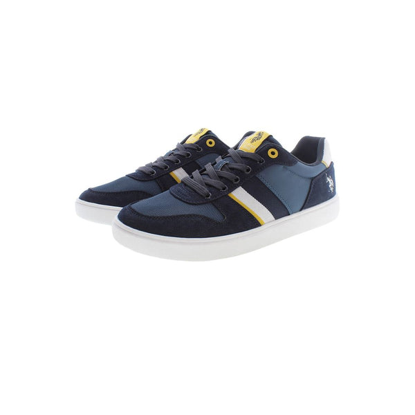 Sneaker uomo in poliestere blu