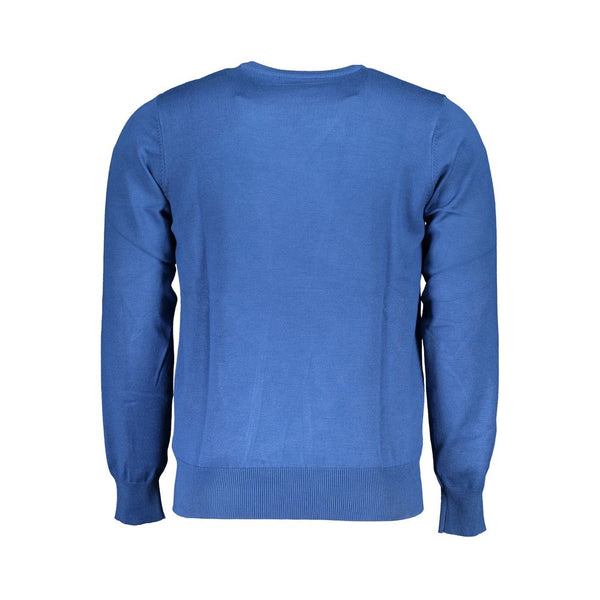 Blue Nylon Sweater