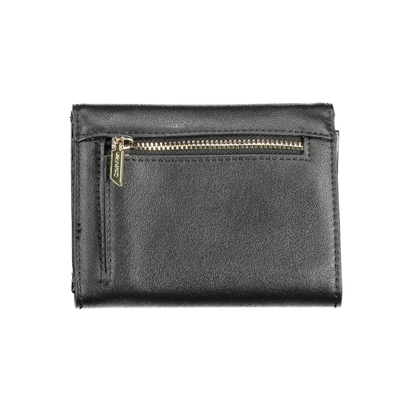 Black Polyethylene Women Wallet