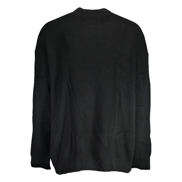 Maglione da uomo in cotone nero