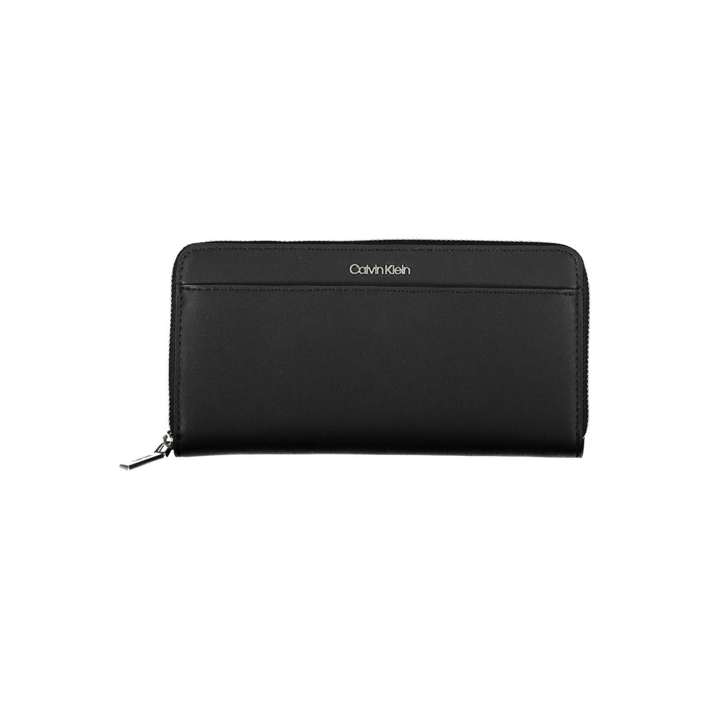 Black Polyethylene Women Wallet