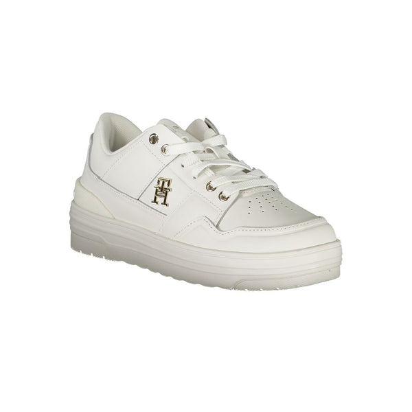 Sneaker donna in pelle bianca