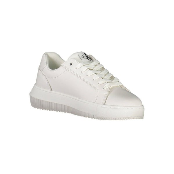 White Leather Womens Sneaker