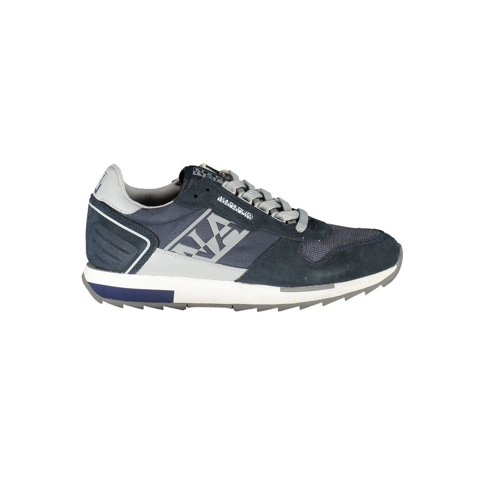 Sneaker uomo in poliestere blu