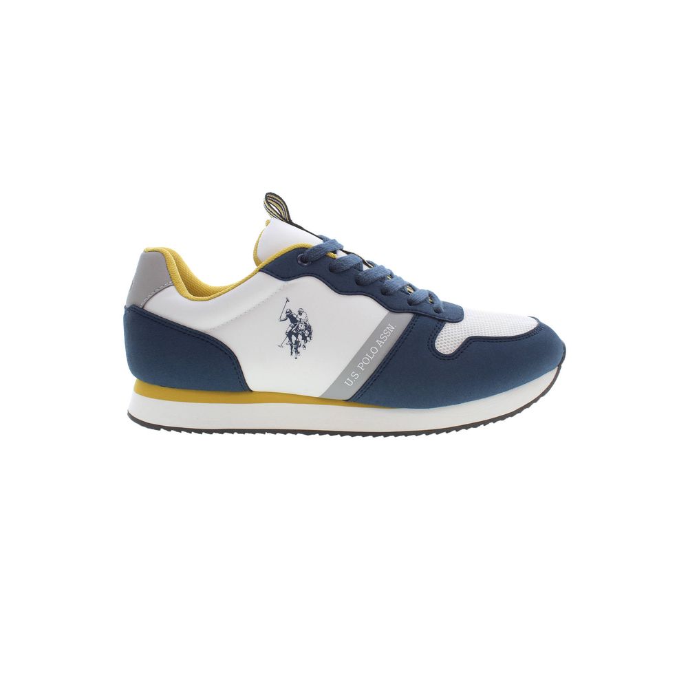 Sneaker uomo in poliestere blu