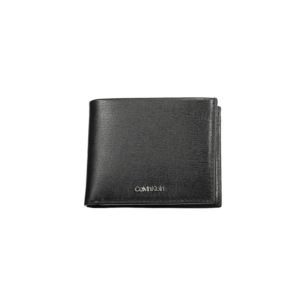 Black Polyester Men Wallet