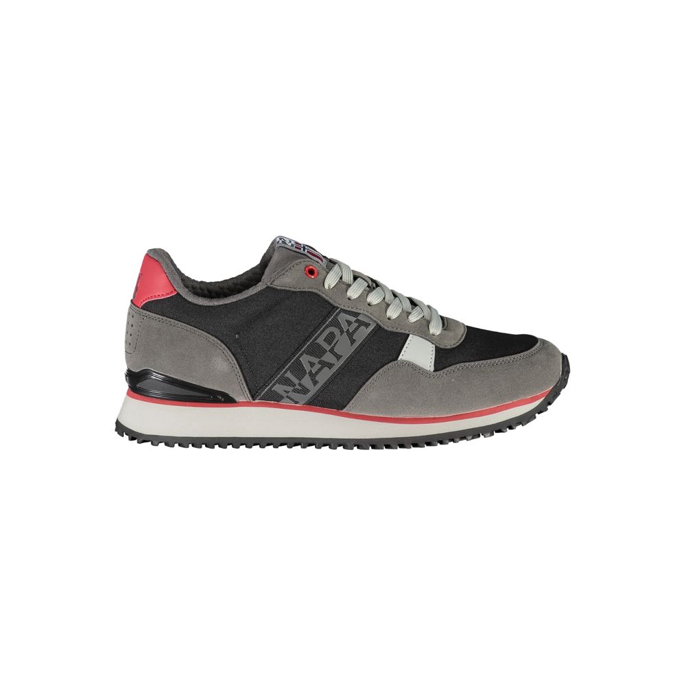 Sneakers sportive nere eleganti con lacci