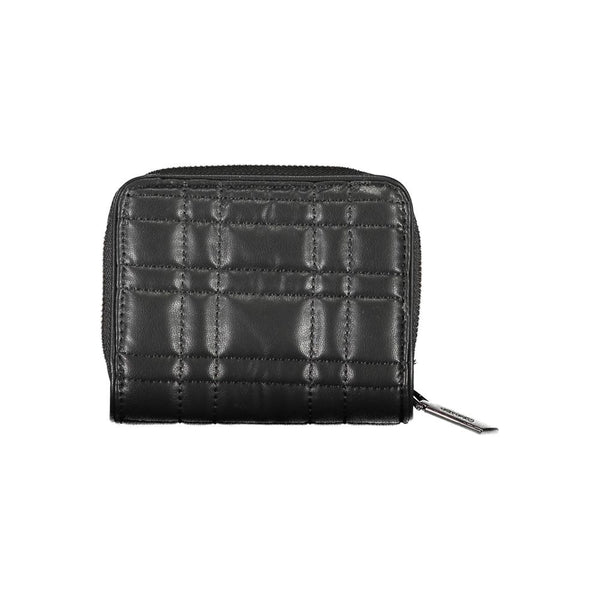 Black Polyester Women Wallet