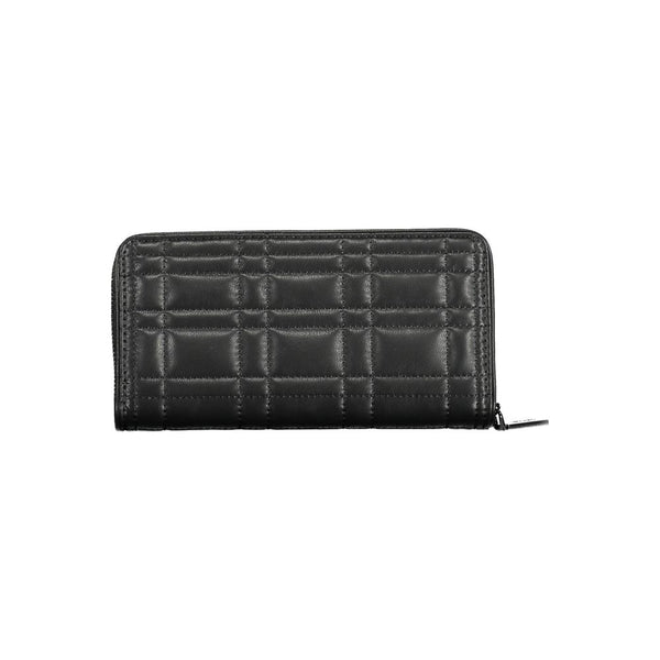 Black Polyester Women Wallet