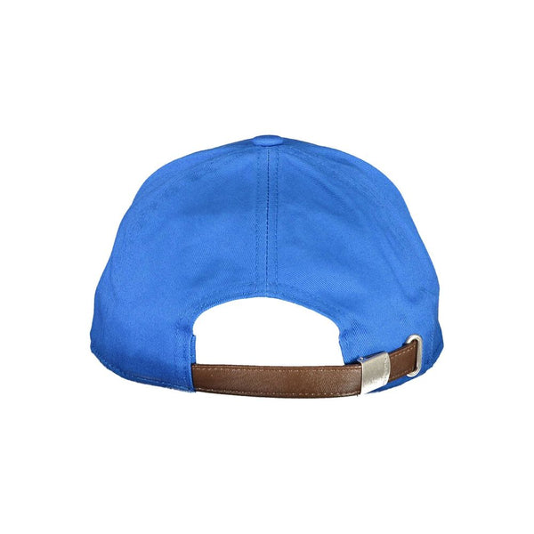 Blue Cotton Men Cap