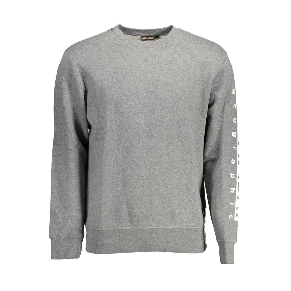 Maglione da uomo in cotone grigio