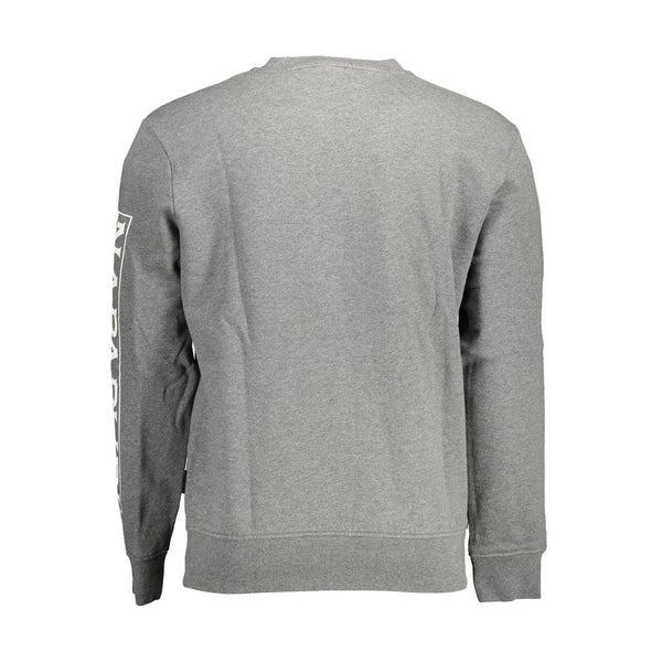 Maglione da uomo in cotone grigio