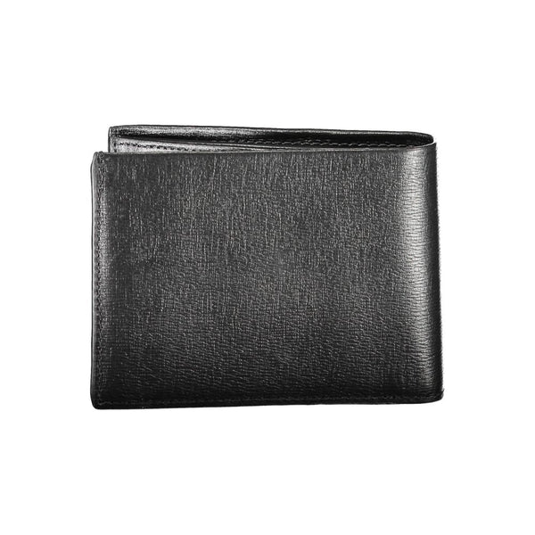 Black Leather Men Wallet