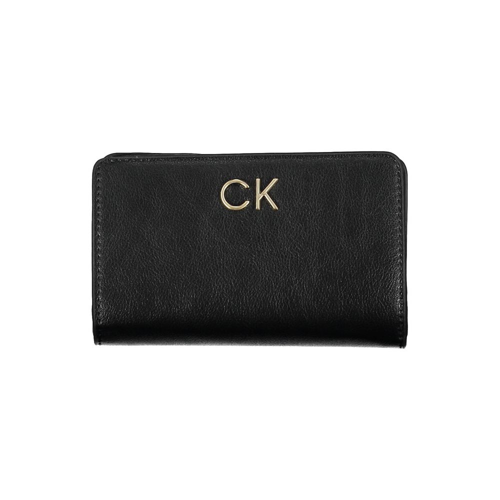 Black Polyethylene Women Wallet