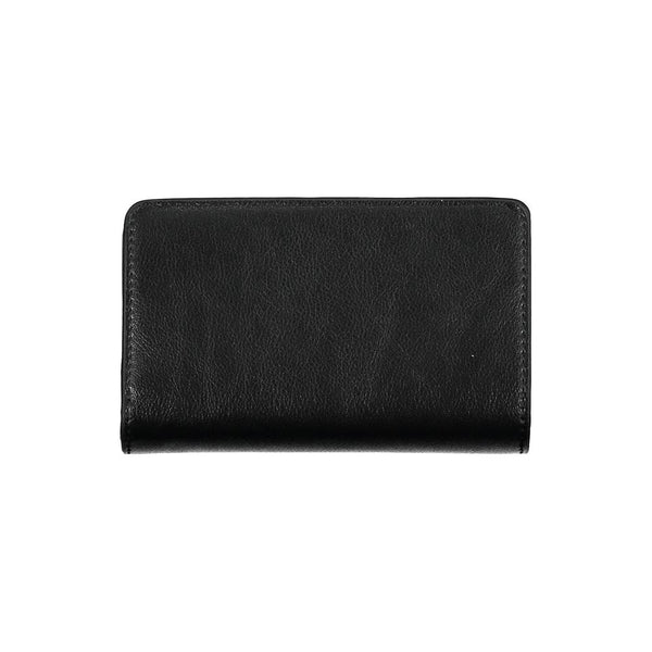 Black Polyethylene Women Wallet