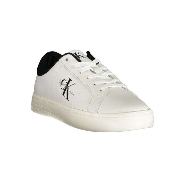 Sneaker in poliestere bianco