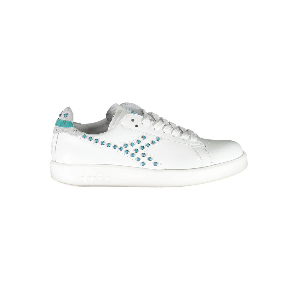 Sneaker donna in pelle bianca