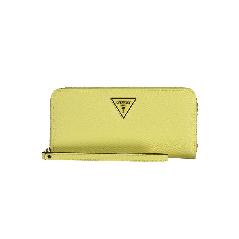 Yellow Polyethylene Women Wallet