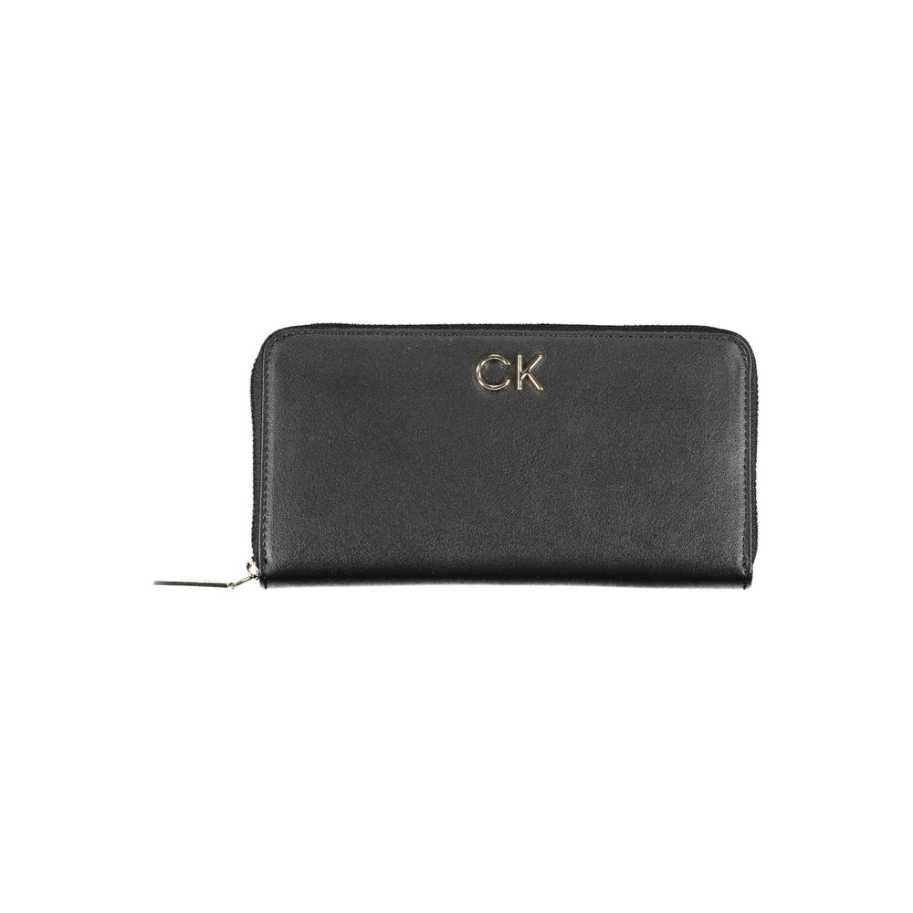 Black Polyethylene Women Wallet