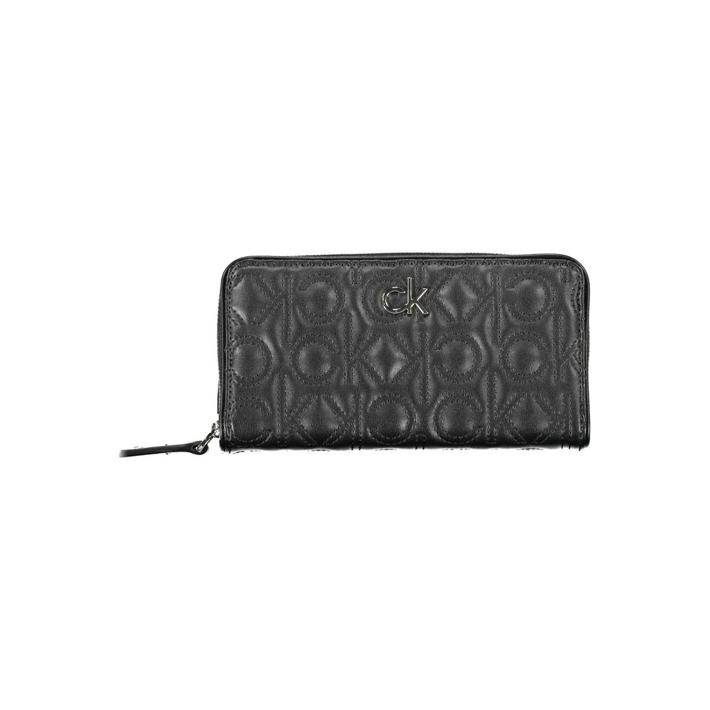 Black Polyethylene Women Wallet