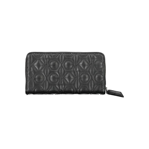 Black Polyethylene Women Wallet