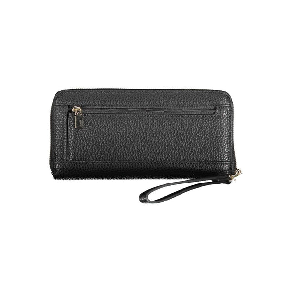 Black Polyethylene Women Wallet