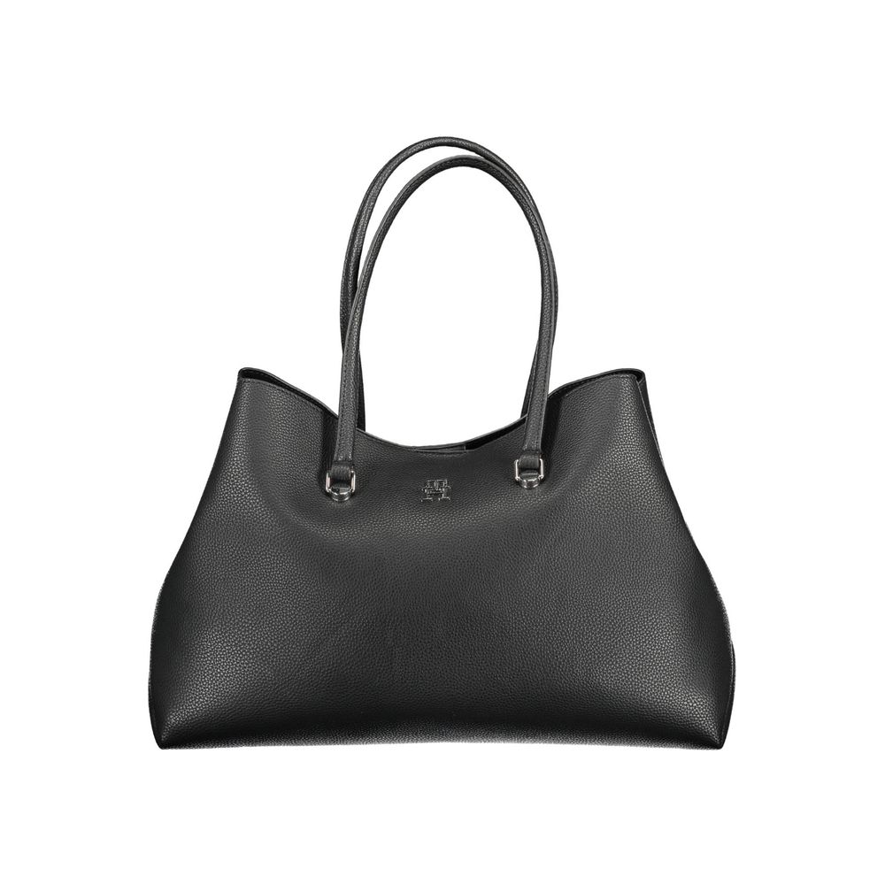 Borsa da donna in poliestere nero