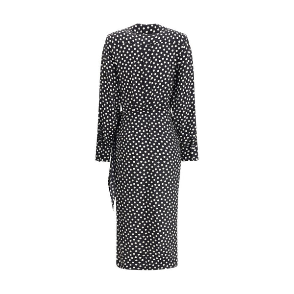 Crida Milano Black Silk Cocktail Dress