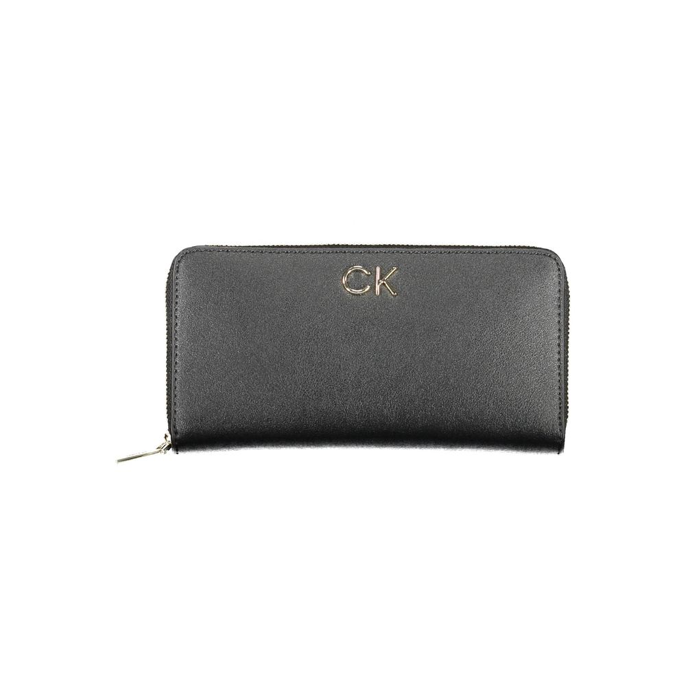 Black Polyethylene Women Wallet